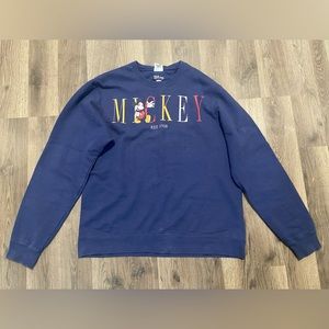 Disney Mickey Mouse graphic crew neck, size M, can negotiate price.